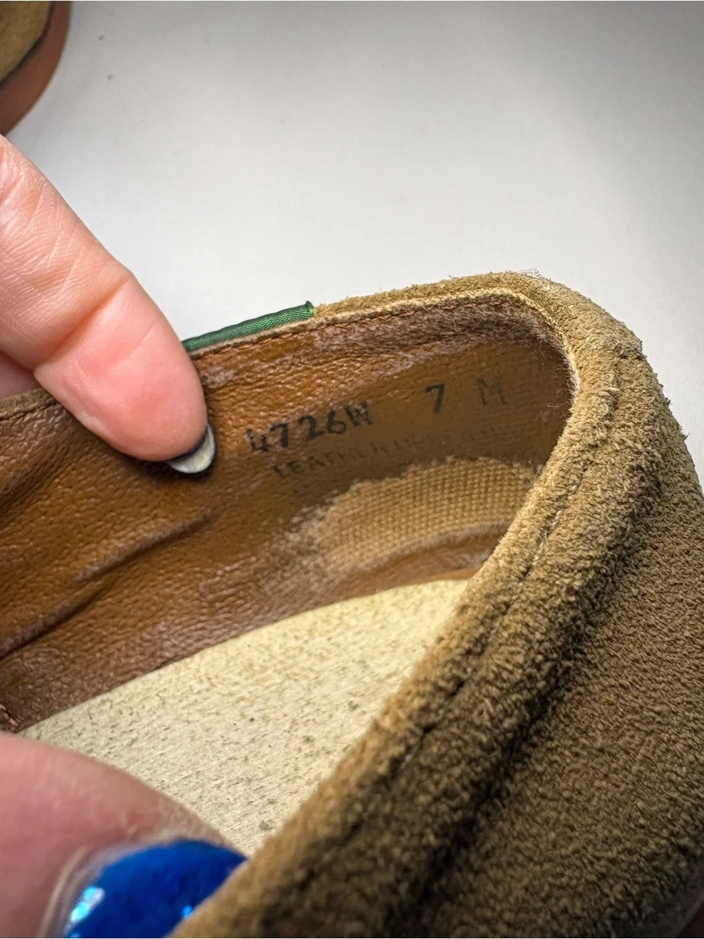 G.H.‎ Bass & Co. 'Dirty Bucks' Suede Oxford Shoes Tan/Beige Exeter Mens Size 7